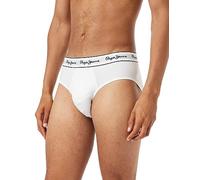 Pepe Jeans Lot de 3 Slips pour Homme, Blanc (Blanc), XL