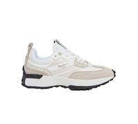 Pepe Jeans Lucky Print Leather Sneakers White