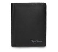 Pepe Jeans Luton Porte-Cartes Noir 9 x 11 x 1 cm Cuir by Joumma Bags