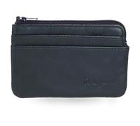 Pepe Jeans Luton Porte-Monnaie avec Porte-Cartes Bleu 11 x 7 x 1,5 cm Cuir by Joumma Bags