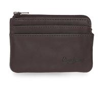 Pepe Jeans Luton Portefeuille avec Porte-Cartes de crédit Marron 11 x 7 x 1,5 cm Cuir by Joumma Bags