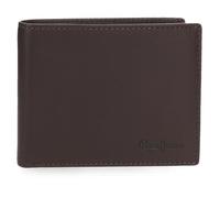 Pepe Jeans Luton Portefeuille avec Porte-Cartes Marron 12,5 x 9,5 x 1 cm Cuir by Joumma Bags