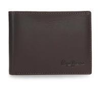 Pepe Jeans Luton Portefeuille avec Porte-Monnaie Marron 11 x 8 x 1 cm Cuir by Joumma Bags
