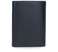 Pepe Jeans Luton Portefeuille Vertical avec Porte-Monnaie Bleu 8,5 x 11,5 x 1 cm Cuir by Joumma Bags