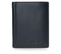 Pepe Jeans Luton Portefeuille Vertical Bleu 8,5 x 10,5 x 1 cm Cuir by Joumma Bags
