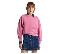 Pepe Jeans Lynette Sweatshirt Femme, Rose (Rose Anglaise), L