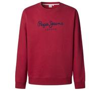 Pepe Jeans Macbeth Plain Crew Maillot de survêtement, Rouge (Rugby Rouge), L Homme