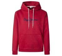 Pepe Jeans Macbeth Plain Hoodie Maillot de survêtement, Rouge (Rugby Red), S Homme