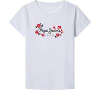 Pepe Jeans Maisie T-Shirt, Blanc, 10 Ans Fille