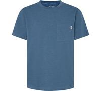 Pepe Jeans Mans Tee T-Shirt, Bleu (Sea Blue), XL Homme