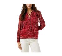 Pepe Jeans - Mar Blouse - Femme - Blouses et Chemises - Rouge - Taille: 38 FR