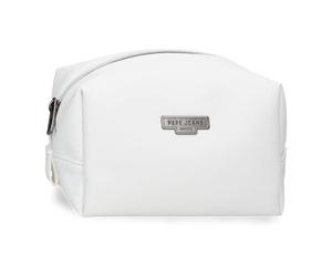 Pepe Jeans Margaret Neceser Blanco 17,5x10,5x9,5 cms Polyester y PU par Joumma Bags