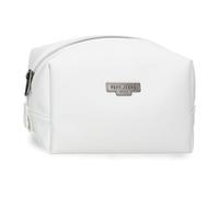 Pepe Jeans Margaret Trousse de Toilette Blanche 17,5 x 10,5 x 9,5 cm Polyester et PU by Joumma Bags