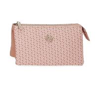 Pepe Jeans Megan Porte-Monnaie Trois Compartiments Rose 17,5x9,5x2 cm Cuir synthétique, Rose, Talla única, Porte-Monnaie à Trois Compartiments
