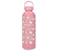 Pepe Jeans MIA Bouteille en Acier Inoxydable Rose 7,4 x 23,5 x 7,4 cm Acier Inoxydable by Joumma Bags