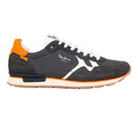 PEPE JEANS Mixte Brit Fly M Sneaker, Washed Black, 43 EU