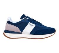 PEPE JEANS Mixte Buster Knit M Sneaker, Navy, 45 EU