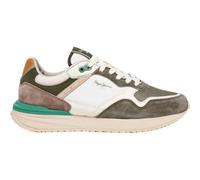 PEPE JEANS Mixte Buster Pro Match M Sneaker, Khaki Green, 44 EU