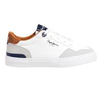 PEPE JEANS Mixte Kenton Rump B Sneaker, White, 37 EU