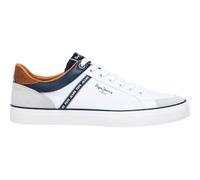 PEPE JEANS Mixte Kenton Stage M Sneaker, White, 41 EU