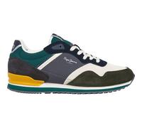 PEPE JEANS Mixte London Life M Sneaker, Khaki Green, 41 EU
