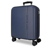 Pepe Jeans Montana Valise Cabine Bleue 40 x 55 x 20 cm Rigide ABS Fermeture TSA intégrée 37 L 3 kg Extensible Bagage à Main
