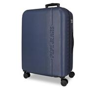 Pepe Jeans Montana Valise Moyenne Bleue 48 x 68 x 27 cm Rigide ABS Fermeture TSA intégrée 72 l 4,14 kg