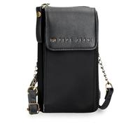 Pepe Jeans Morgan Sac à bandoulière Porte-téléphone Noir 11 x 20 x 4 cm Polyester et PU by Joumma Bags, Noir, Talla única, Sac à bandoulière pour téléphone Portable