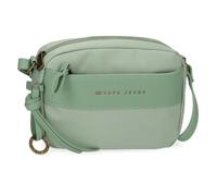 Pepe Jeans Morgan Sac bandoulière Vert 21 x 14 x 5 cm Polyester avec détails en Cuir synthétique by Joumma Bags, Vert, Talla única, Sac bandoulière