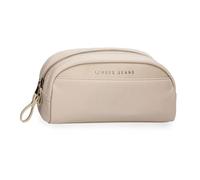 Pepe Jeans Morgan Trousse Beige 23,5 x 11 x 7,5 cm Polyester et PU by Joumma Bags, Beige, Talla única, Trousse de Toilette