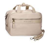 Pepe Jeans Morgan Trousse de Toilette Adaptable avec bandoulière Beige 31 x 21 x 15 cm Polyester et PU by Joumma Bags, Beige, Talla única, Trousse Adaptable avec bandoulière