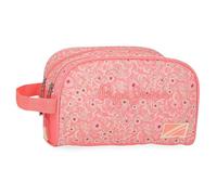 Pepe Jeans Nahid Trousse deux compartiments adaptable rose 26 x 16 x 12 cm Polyester by Joumma Bags, rose, 26x16x12 cms, Trousse à deux compartiments adaptable
