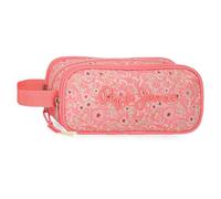 Pepe Jeans Nahid Trousse triple rose 22 x 10 x 9 cm Polyester by Joumma Bags, rose, 22x10x9 cms, Trousse triple