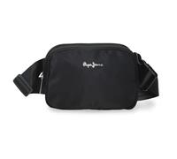 Pepe Jeans Naia Noir Sac Banane 19x13x5.5 cm Polyester et PU par Joumma Bags