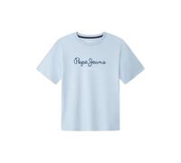 Pepe Jeans New Art T-Shirt, Bleu Ciel, 10 Ans Garçon