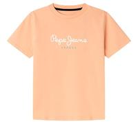 Pepe Jeans New Art T-Shirt, Orange (Orange Clair), 10 Ans Garçon