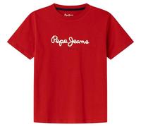 Pepe Jeans New Art T-Shirt, Rouge, 8 Ans Garçon