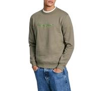 Sweatshirt Pepe Jeans New Joe Crew vert foncé - S