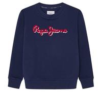Pepe Jeans New Lamonty Crew Maillot de survêtement, Bleu Marine, 16 Ans Garçon