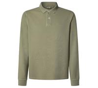 Pepe Jeans Polo New Oliver Gd - Vert militaire - Manches longues - Taille M Homme