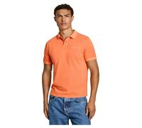 Pepe Jeans New Oliver GD Polo, Orange foncé, L Homme