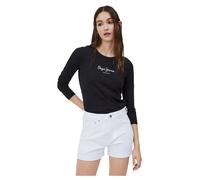 Pepe Jeans New Virginia Long Sleeve T-shirt Noir M Femme