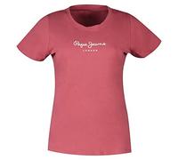 Pepe Jeans New Virginia Short Sleeve T-shirt Rose M Femme