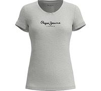 T-shirt Pepe Jeans New Virginia Slim manche courte gris clair femme - S
