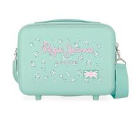 Pepe Jeans Nora Trousse de Toilette Adaptable avec bandoulière Bleue 29 x 21 x 15 cm Rigide ABS 9,14 l 0,63 kg by Joumma Bags