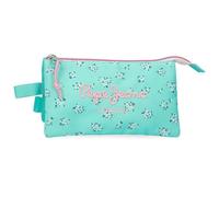 Pepe Jeans Nora Trousse Triple Bleue 22 x 12 x 5 cm Polyester by Joumma Bags