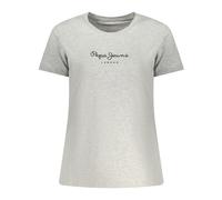 Pepe Jeans - Nouveau T-shirt Virginia - Femme - Tops - Gris - Taille: 36 FR