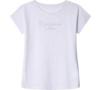 Pepe Jeans Nuria N T-Shirt, Blanc, 16 Ans Fille