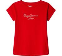 Pepe Jeans Nuria N T-Shirt, Rouge Roi, 12 Ans Fille