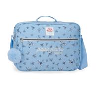 Pepe Jeans Olivia Bleu Clair Pochette Extrascolaire 38x28x6 cm Polyester 6.38L par Joumma Bags